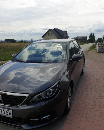 Peugeot 308 cena 53000 przebieg: 59200, rok produkcji 2018 z Kowal małe 67